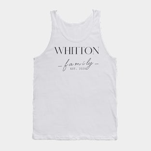 Whitton Family EST. 2020, Surname, Whitton Tank Top